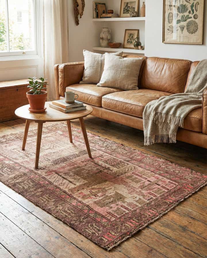 2' 8 x 4' 3 Hand Knotted Ultra Vintage Persian Wool Rug