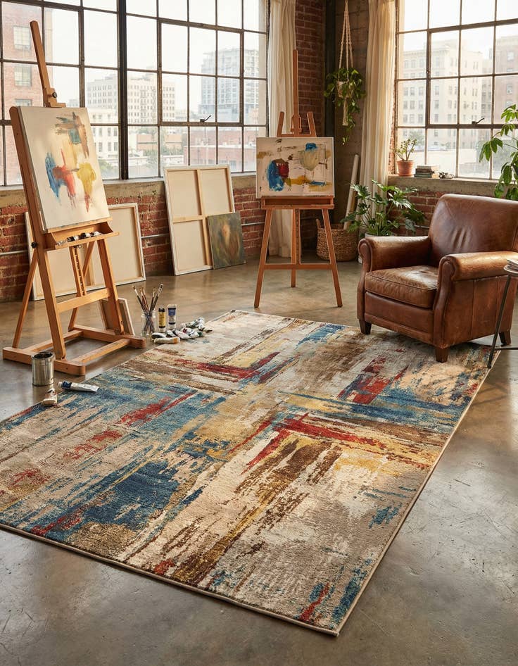 Detail image of  5' 3 x 7' 6 Empera Rug