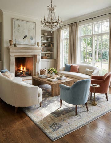 10' 1 x 13' 11 Hand Knotted Oushak Rug