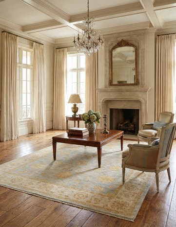 5' 7 x 7' 8 Kaizar Wool Rug