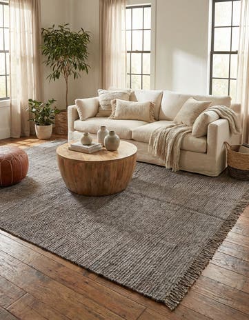 5' 10 x 8' 1 Hand Knotted Moroccan Wool Rug