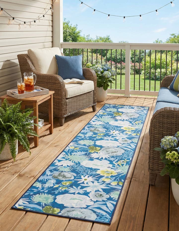 2' x 10' Easy-Clean Jill Zarin Caribbean In...