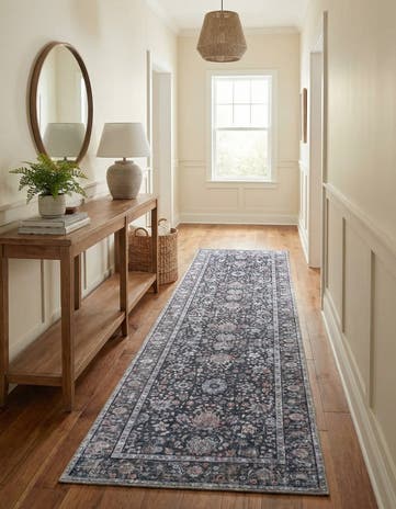 2' 7 x 10' Washable Yara Runner Rug