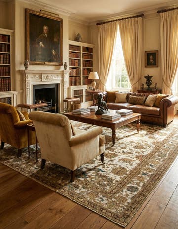 9' 4 x 12' 7 Hand Knotted Vintage Royal Persian Wool Rug