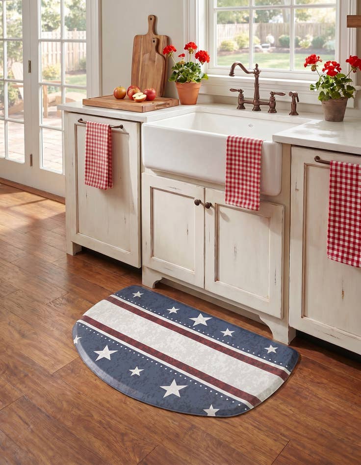 Detail image of 2' x 3' American Holiday Comfort Mat Hearth