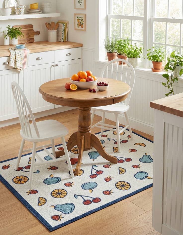 Detail image of 5' x 7' 7  Washable  Indoor / Outdoor Rug