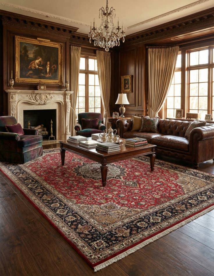 Detail image of 9' 10 x 13' 8 Tabriz Rug