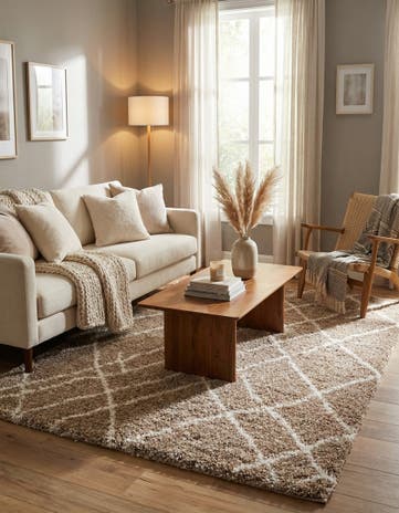 7' 10 x 7' 10 Soft Touch Shag Square Rug