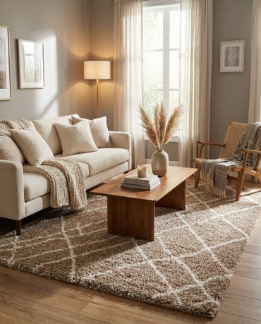  7' 10 x 7' 10 Soft Touch Shag Square Rug