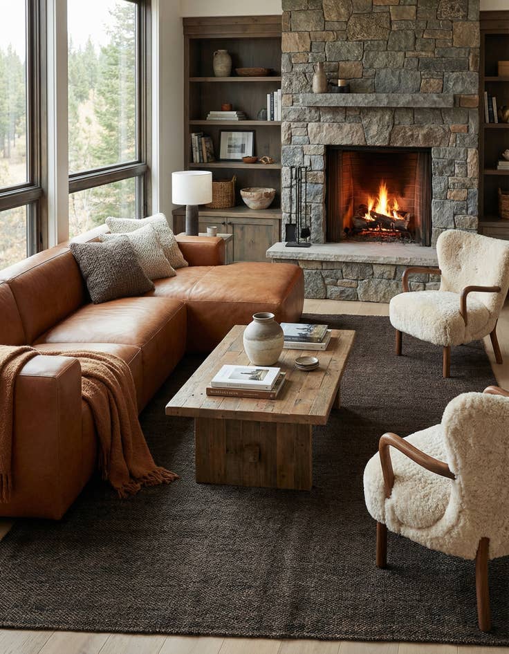 Detail image of 5' 6 x 7' 10 Juma Wool Rug