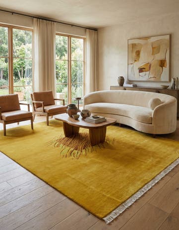 6' 7 x 10' Hand Knotted Nepal Wool Rug
