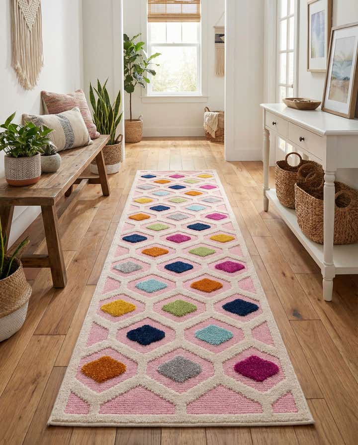 2' x 10' Easy-Clean Aruba Indoor / Outdoor Runner Rug