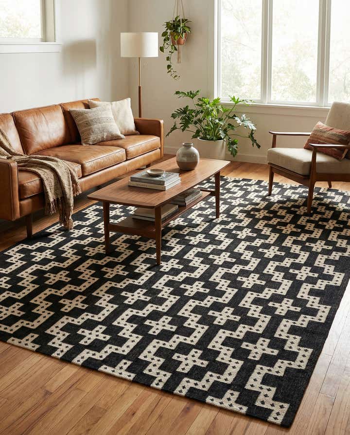10' x 14' 1 Hand Woven Kilim Wool Rug