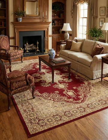 9' x 12' Classic Aubusson Rug