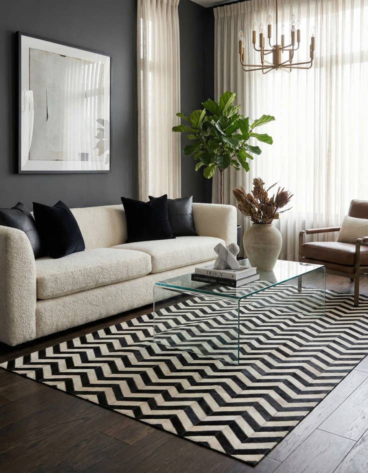 Detail image of 5' x 8' Cowhide Rug