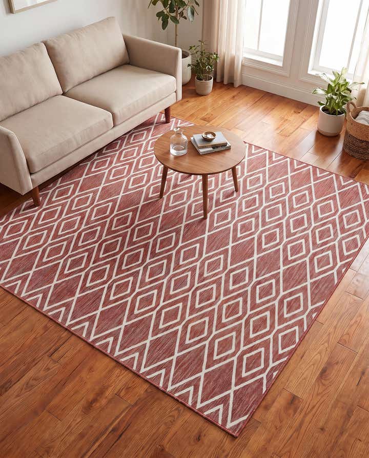 7' 10 x 7' 10 Easy-Clean Jill Zarin Turks and Caicos Indoor / Outdoor Square Rug