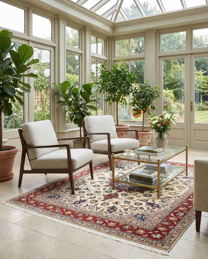 5' 1 x 6' 6 Tabriz Rug