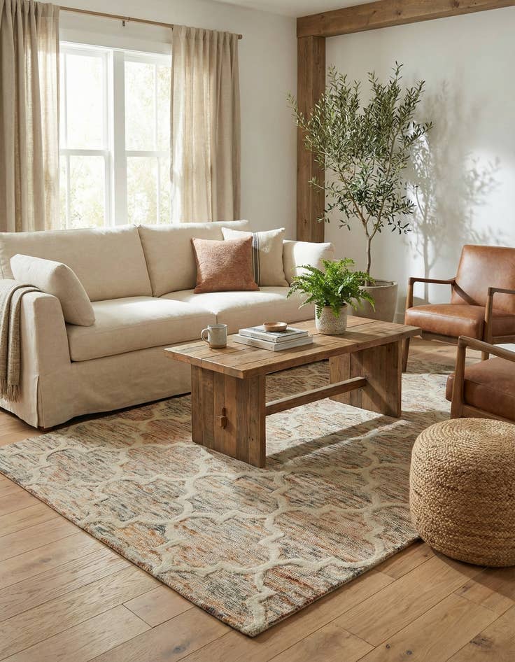 Detail image of 5' 1 x 8' Luna Rug