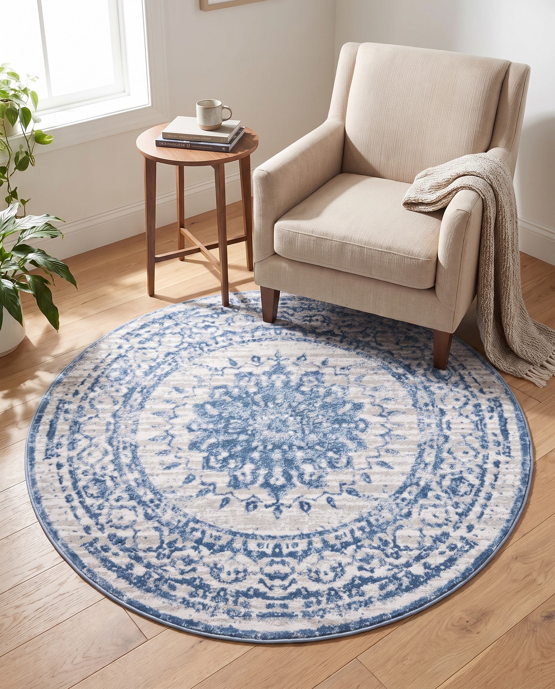 4' x 4' Derbyshire Round Rug