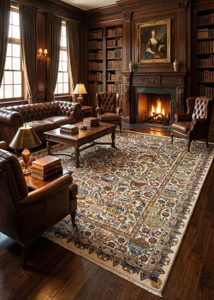 9' 10 x 12' 7 Kashmar Wool Rug