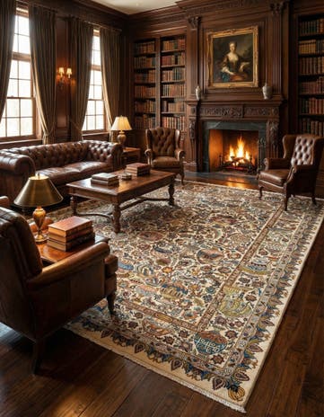 9' 10 x 12' 7 Kashmar Wool Rug