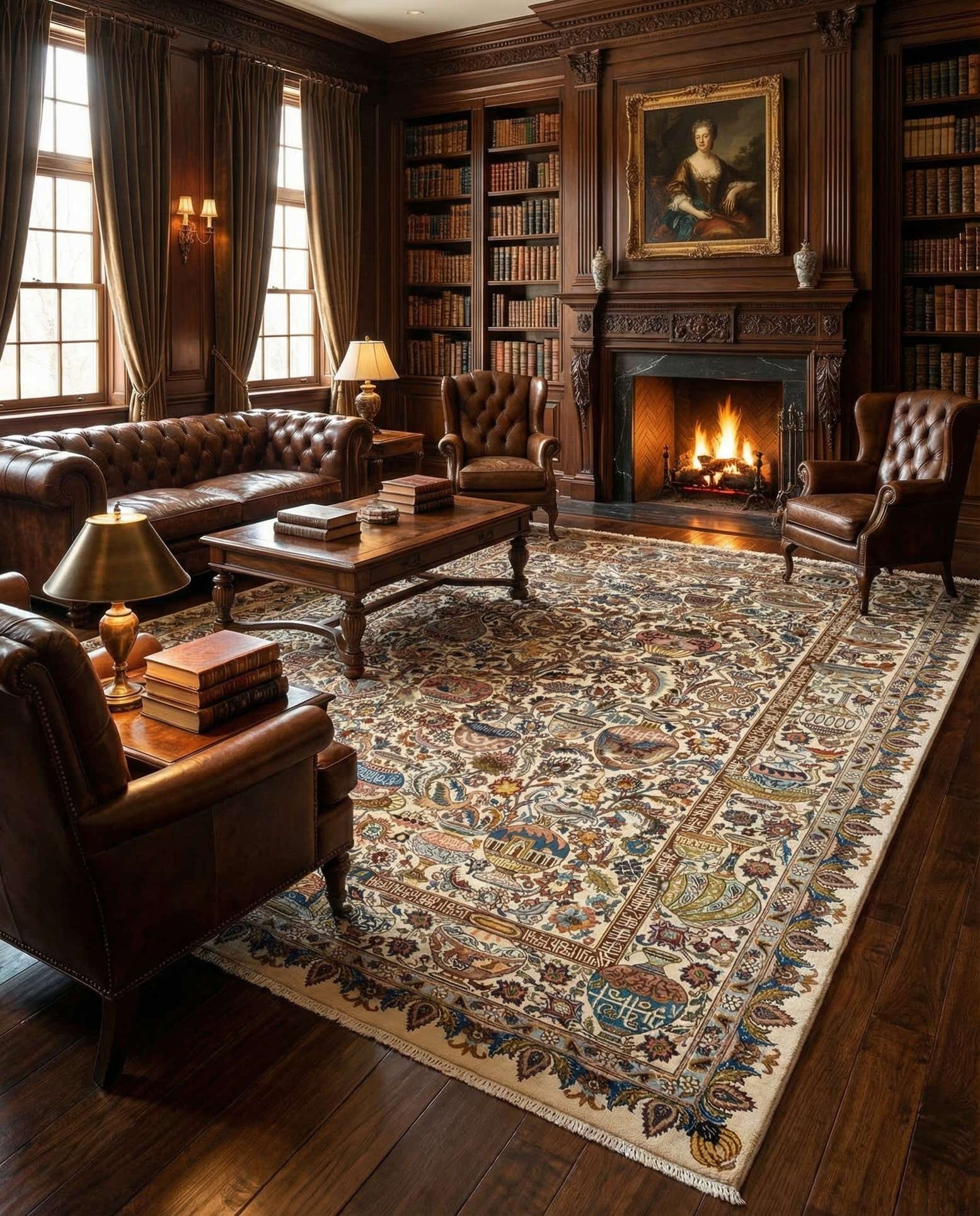 9' 10 x 12' 7 Kashmar Wool Rug