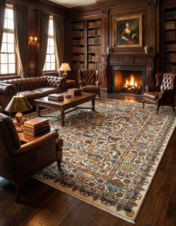 9' 10 x 12' 7 Kashmar Wool Rug