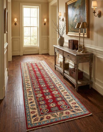 2' 10 x 10' 3 Hand Knotted Kazak Runner Rug