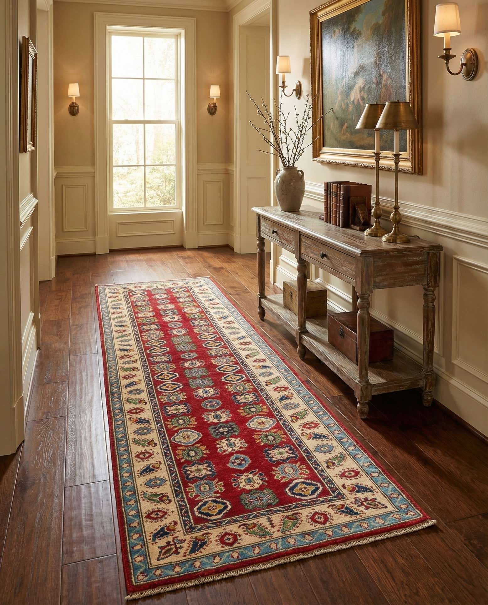 2' 10 x 10' 3 Hand Knotted Kazak Runner Rug
