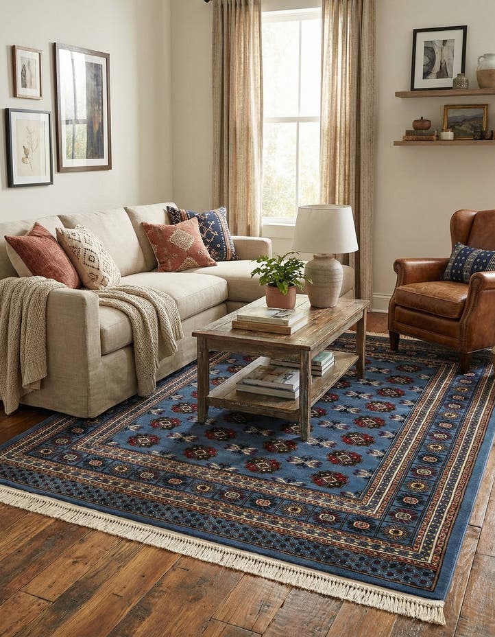 5' 3 x 7' Bokhara Rug