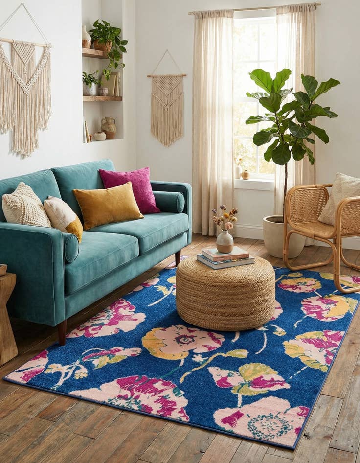 Detail image of 5' 3 x 8' Bloom Rug