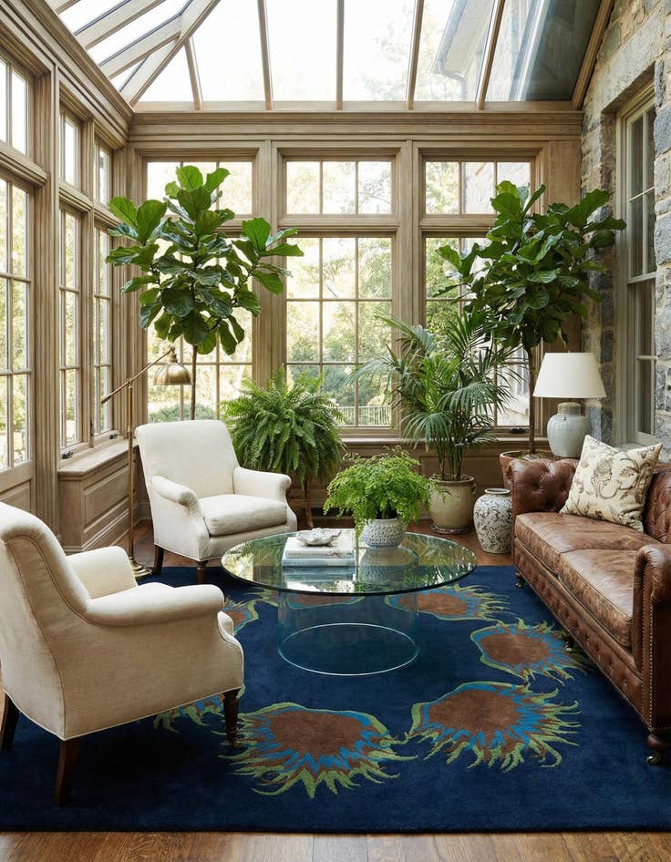 Detail image of 7' 6 x 7' 7 Luna Square Rug