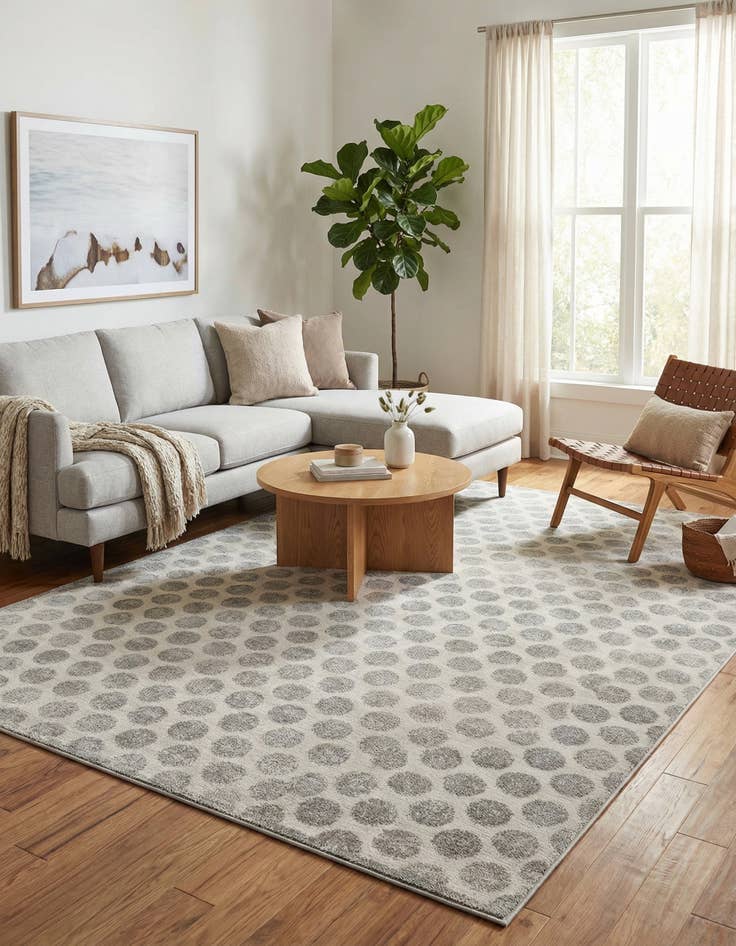 Detail image of 9' x 12' Easy-Clean Sabrina Soto Indoor / Outdoor Rug