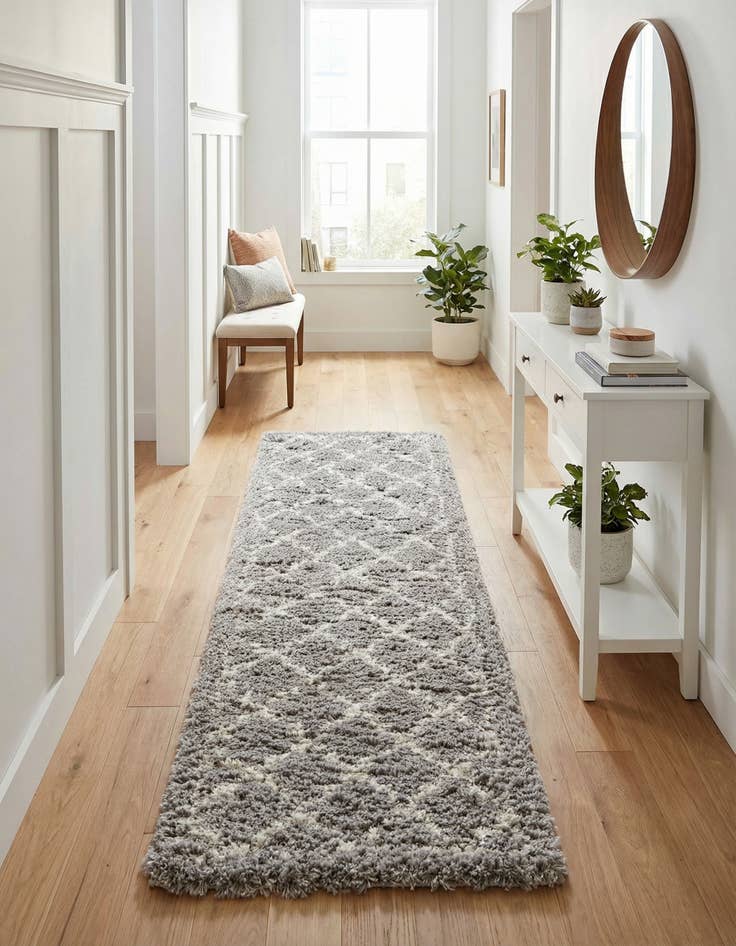 Detail image of  2' 7 x 10' Infinity Shag Runner Rug