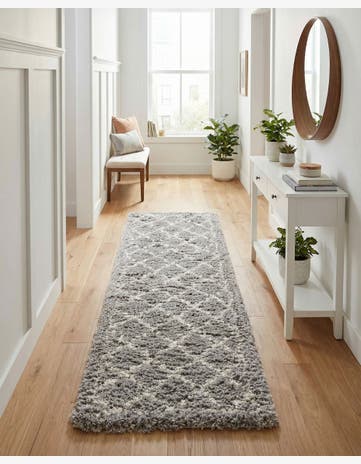 2' 7 x 10' Infinity Shag Runner Rug