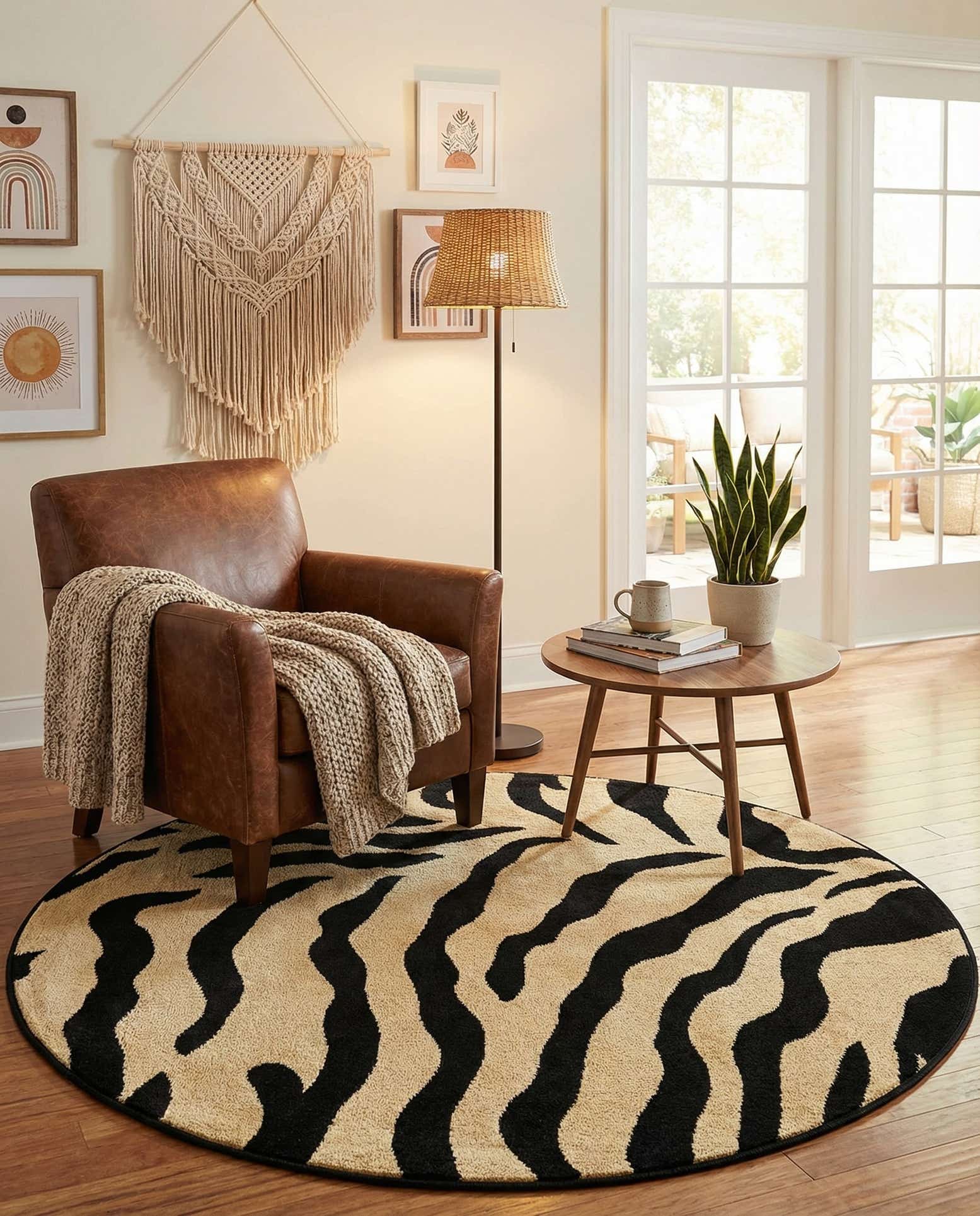 4' x 4' Savannah Round Rug