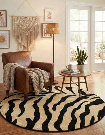 4' x 4' Savannah Round Rug
