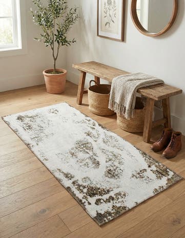 2' 6 x 4' 8 Hand Knotted Ultra Vintage Persian Wool Rug