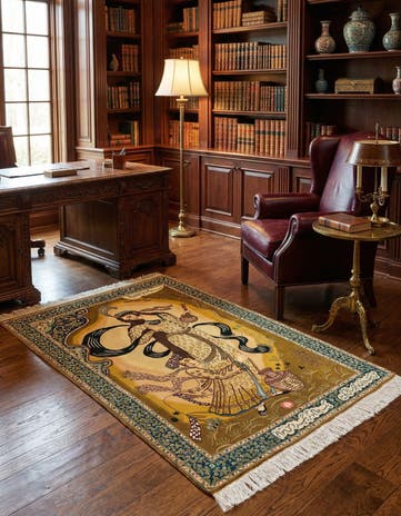 3' 3 x 4' 8 Tabriz Rug