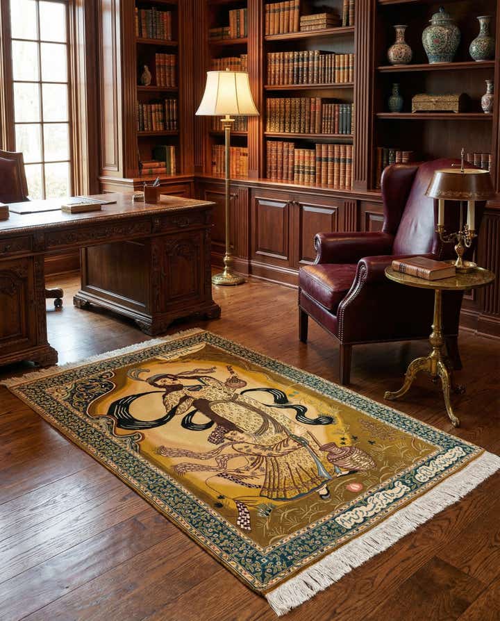 3' 3 x 4' 8 Tabriz Rug