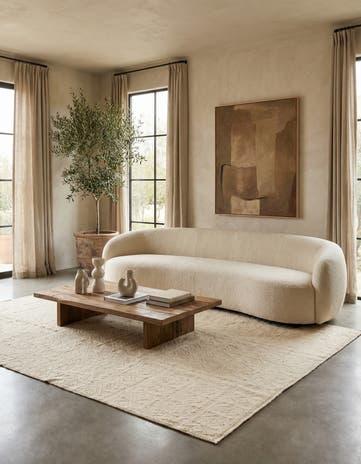 8' 9 x 12' 1 Hand Knotted Moroccan Wool Rug