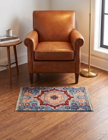 2' x 2' 11 Hand Knotted Mamluk Ziegler Rug