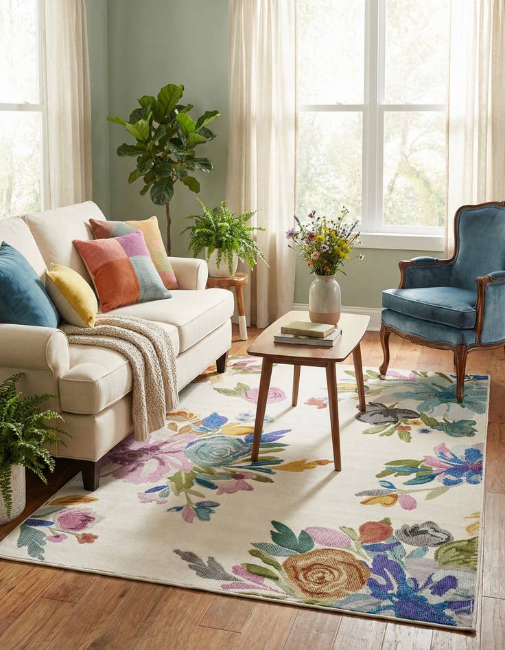 Detail image of 4' x 6' Blossom Rug