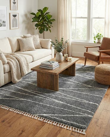  10' x 10' Serenity Shag Square Rug