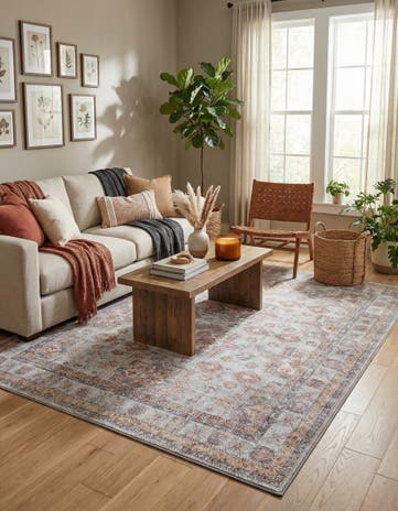 7' 10 x 10' Washable Timeless Rug