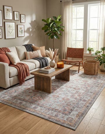 7' 10 x 10' Washable Timeless Rug