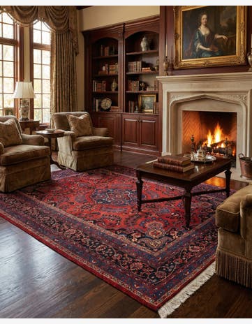 6' 8 x 9' 2 Arak Wool Rug