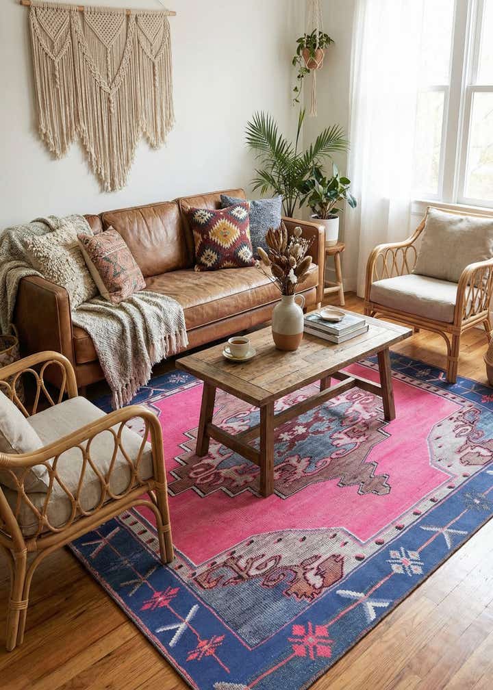 7' 10 x 7' 10 Washable Timeless Square Rug
