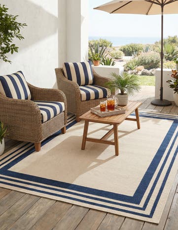 7' 10 x 10' Easy-Clean Aruba Indoor / Outdoor Rug