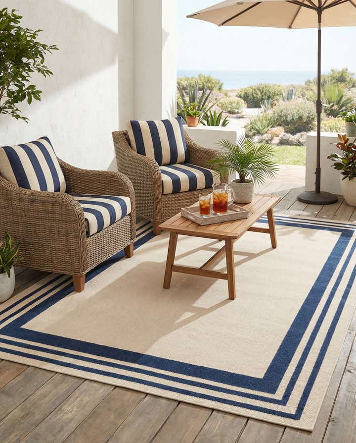 7' 10 x 10' Easy-Clean Aruba Indoor / Outdoor Rug